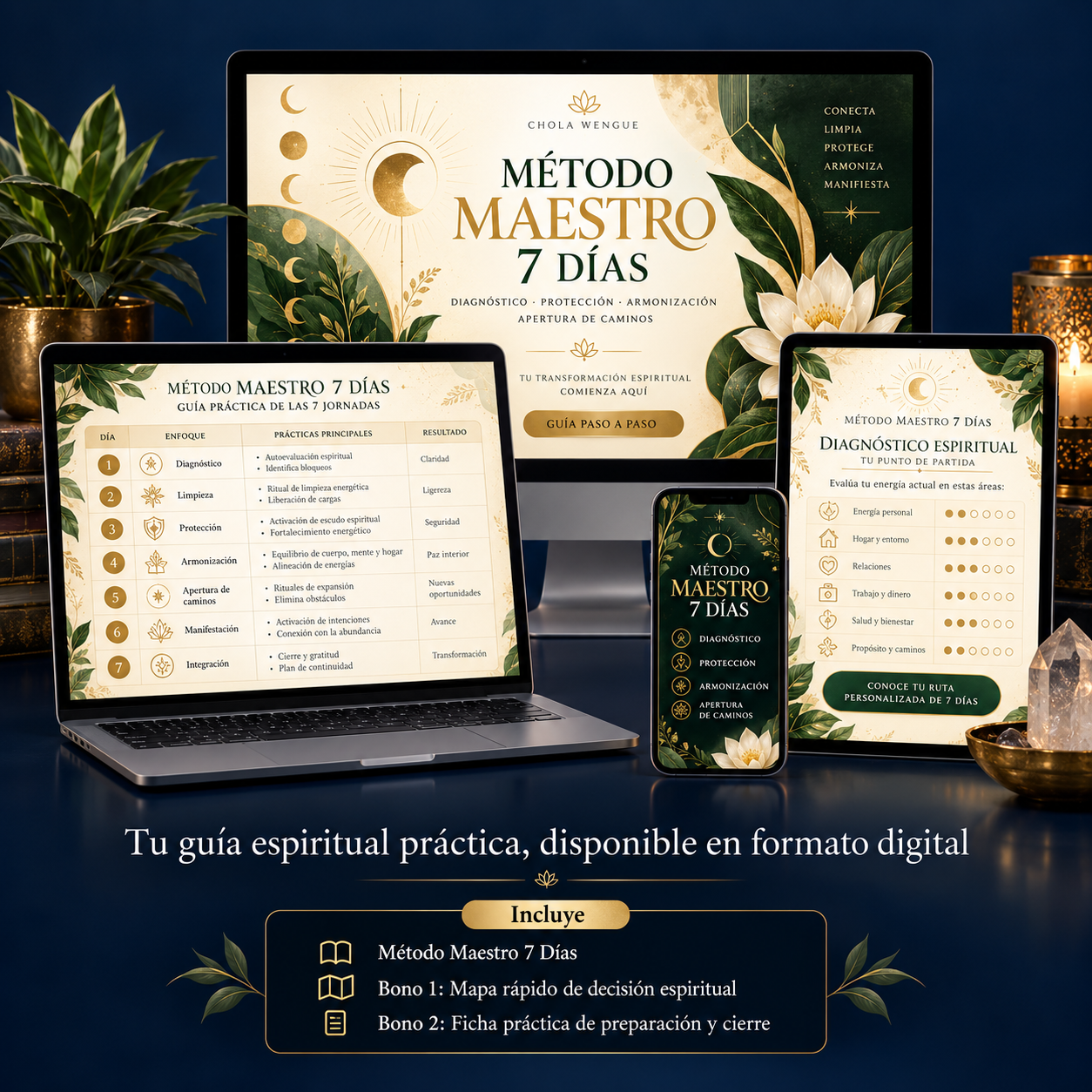 RITUALES, CHOLA WENGUE, ESPIRITISTA, ESPIRITISMO